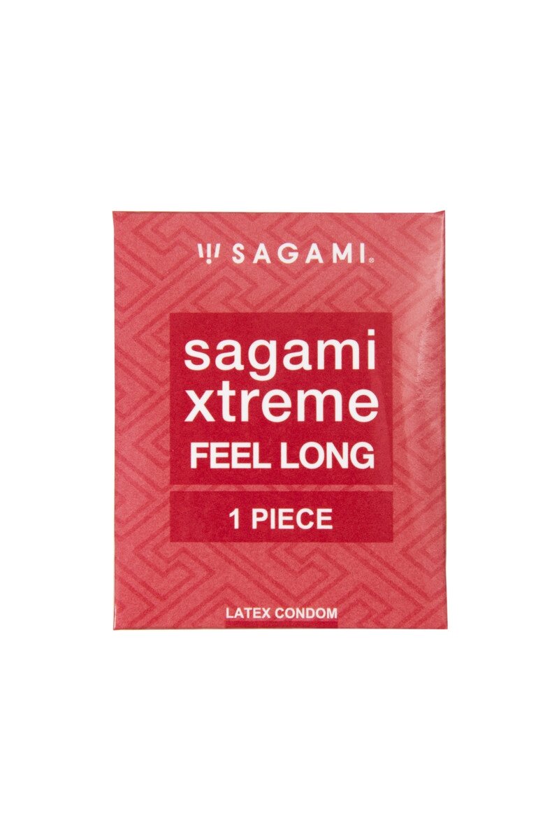 Презервативы Sagami xtreme feel long 1 шт. от компании Оптовая компания "Sex Opt" - фото 1