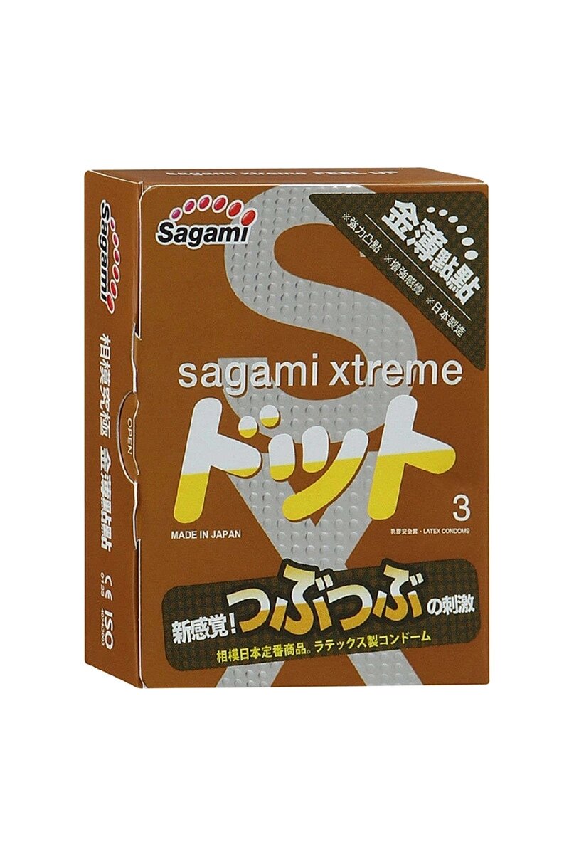 Презервативы Sagami xtreme feel up 3 шт. от компании Оптовая компания "Sex Opt" - фото 1