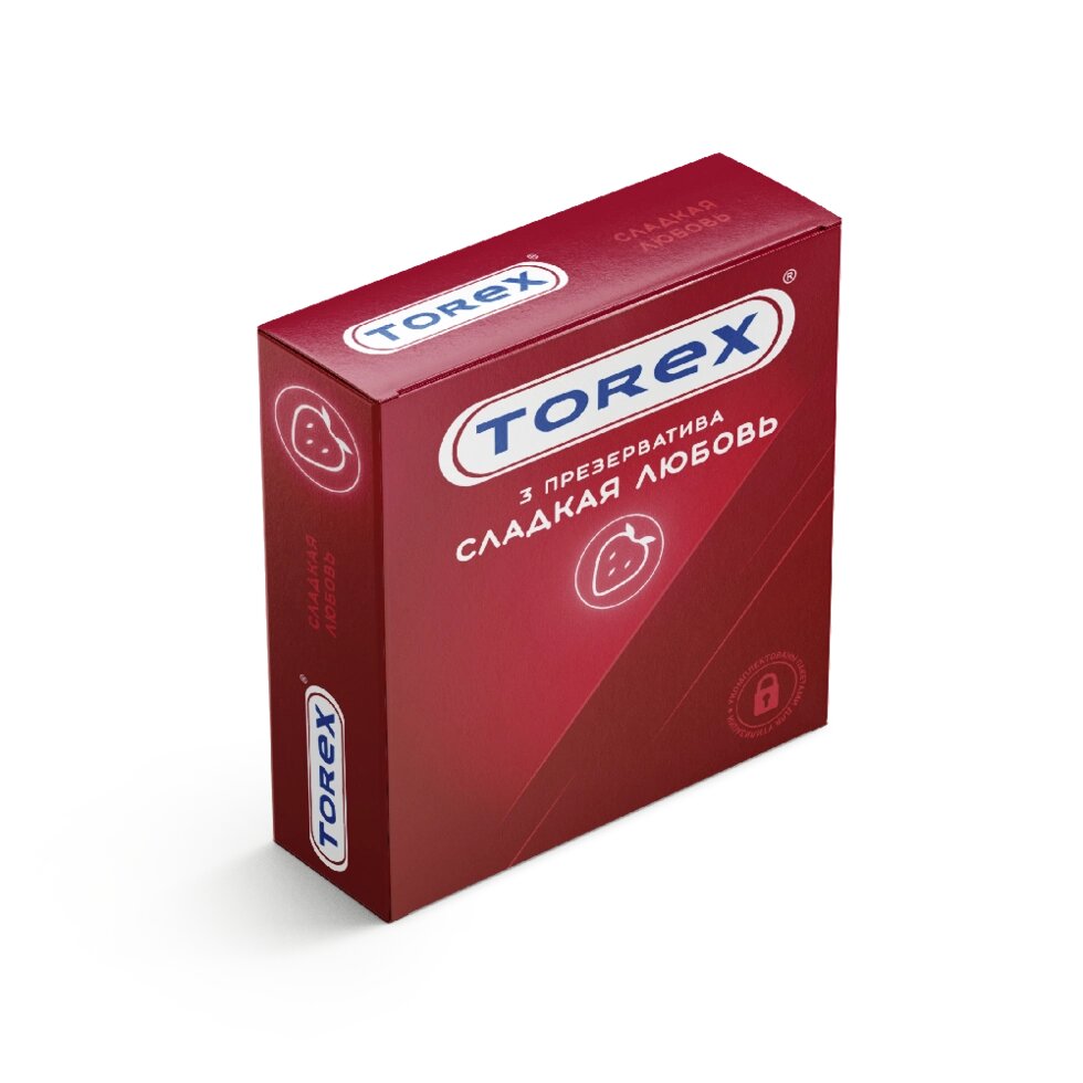 Презервативы сладкая любовь - TOREX 3 шт. от компании Оптовая компания "Sex Opt" - фото 1