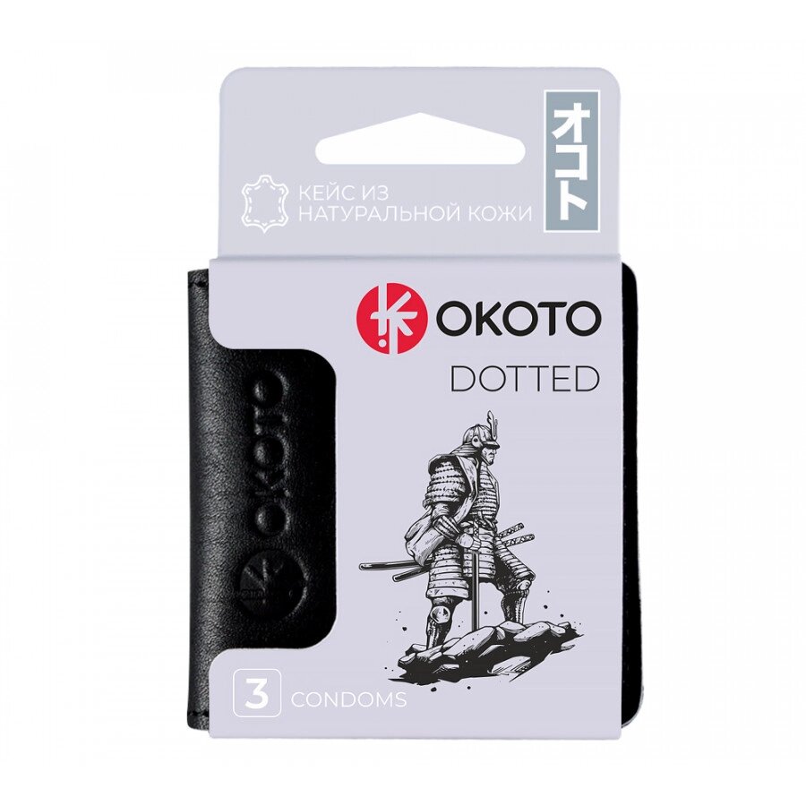 Презервативы в кейсе OKOTO Dotted №3 от компании Оптовая компания "Sex Opt" - фото 1