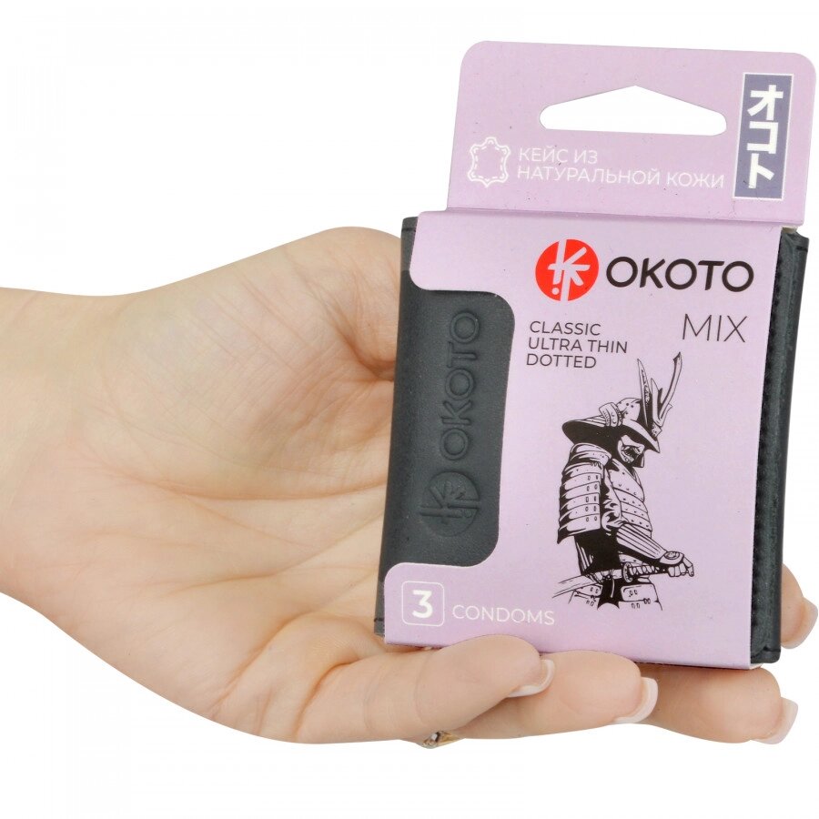 Презервативы в кейсе OKOTO MIX №3 (классический, точечный и тонкий) от компании Оптовая компания "Sex Opt" - фото 1