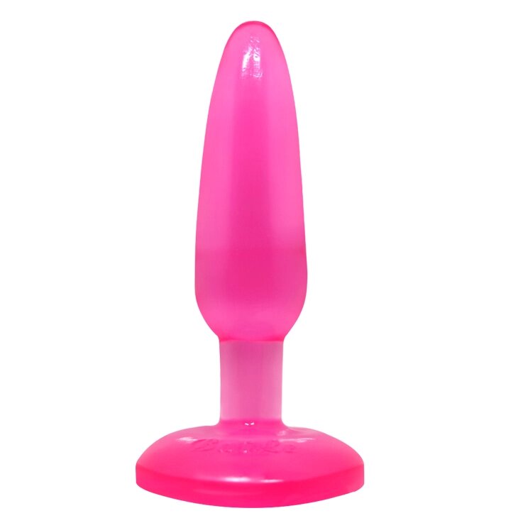 Пробка анальная розовая от компании Оптовая компания "Sex Opt" - фото 1
