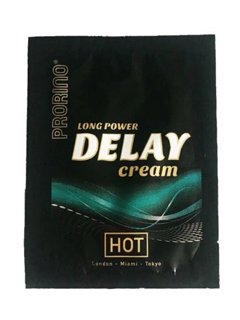Продлевающий крем для мужчин Prorino long power delay cream by HOT (пробник 3 мл.) от компании Оптовая компания "Sex Opt" - фото 1