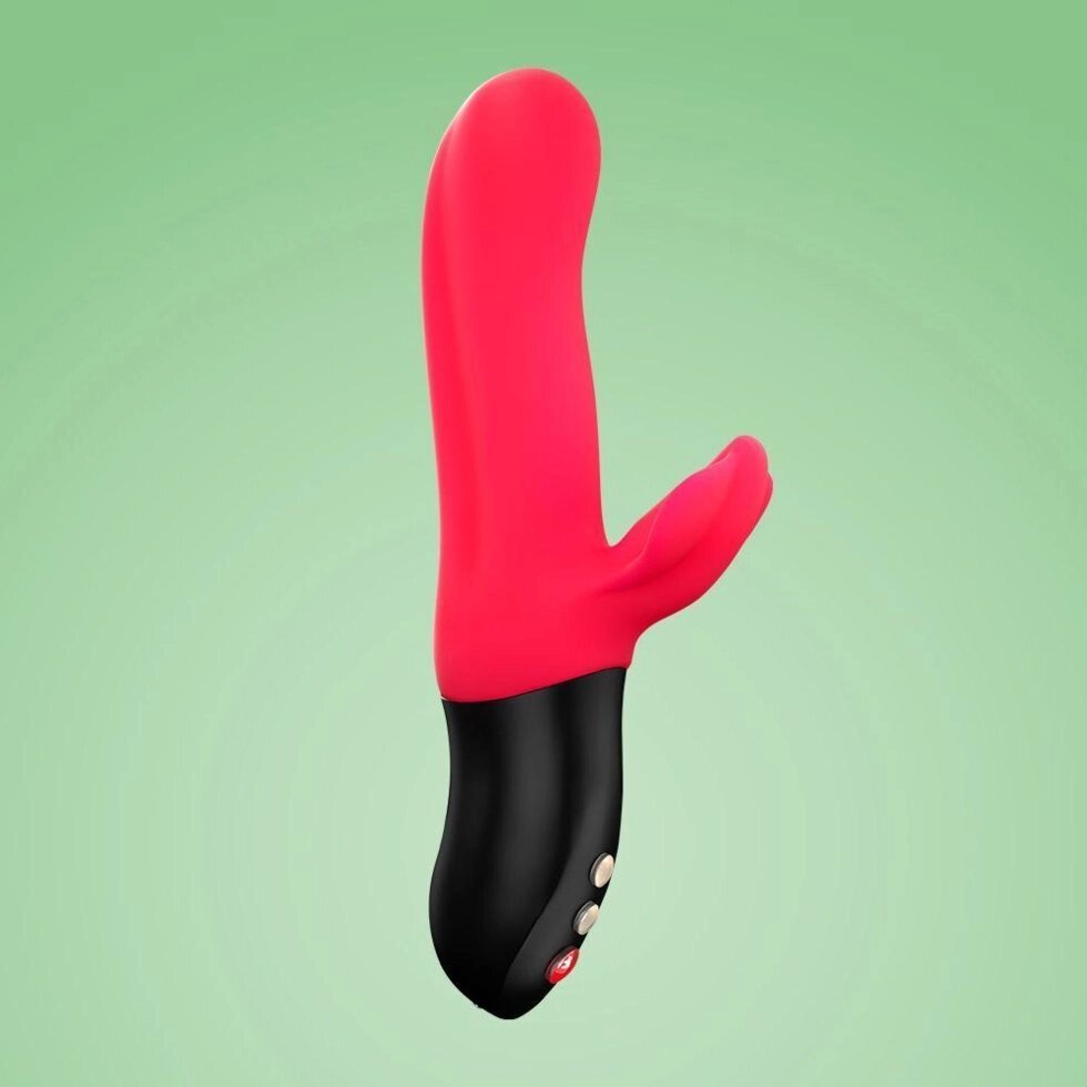 Пульсатор-кролик BI STRONIC FUSION от Fun Factory (красный) от компании Оптовая компания "Sex Opt" - фото 1