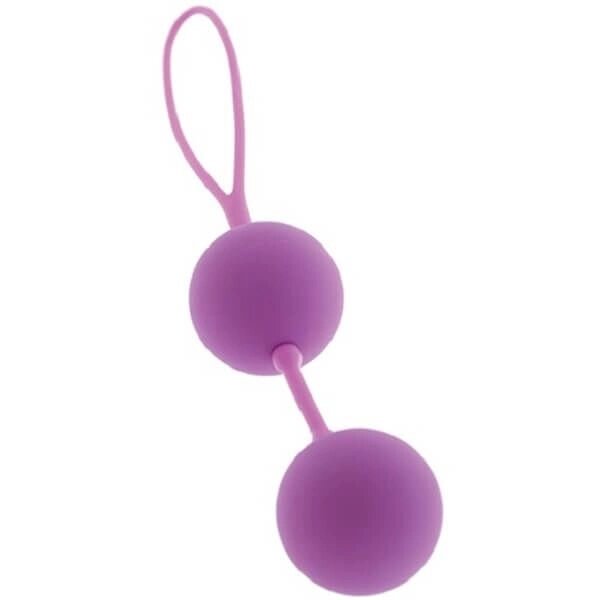 ШАРИКИ ВАГИНАЛЬНЫЕ "BALLS" цвет фиолетовый D 35 мм от компании Оптовая компания "Sex Opt" - фото 1