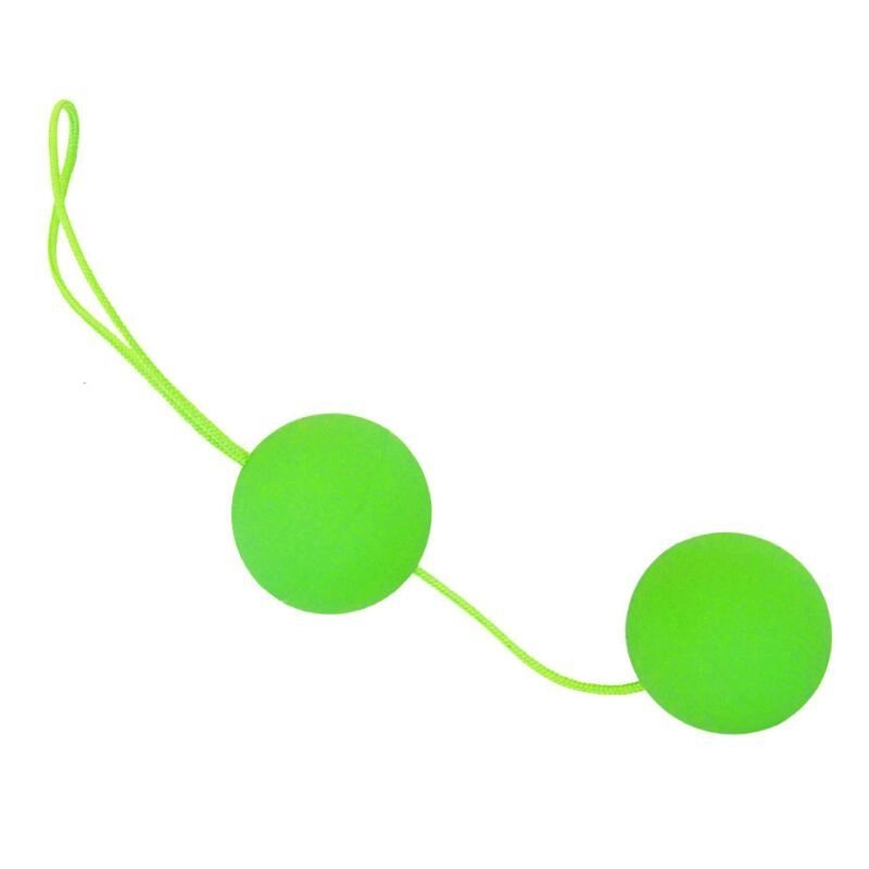 ШАРИКИ ВАГИНАЛЬНЫЕ "BALLS" цвет зелёный D 35 мм от компании Оптовая компания "Sex Opt" - фото 1