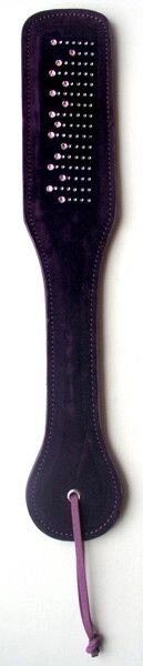 ШЛЕПАЛКА цвет фиолетовый, (текстиль) арт. MLF-90025-5 от компании Оптовая компания "Sex Opt" - фото 1