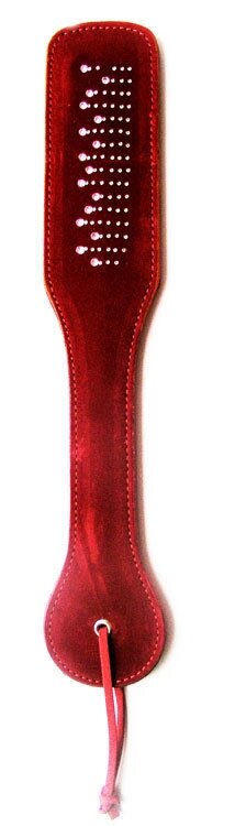 ШЛЕПАЛКА цвет красный, (текстиль) арт. MLF-90025-3 от компании Оптовая компания "Sex Opt" - фото 1
