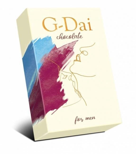 Шоколад темный "G-Dai" мужской 15г от компании Оптовая компания "Sex Opt" - фото 1