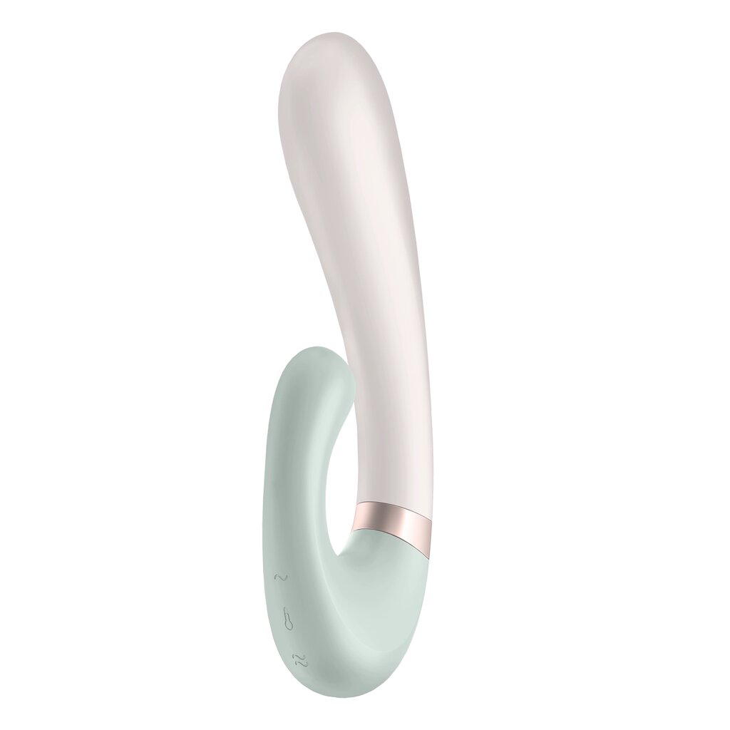 Смарт вибратор кролик с подогревом Satisfyer Heat Wave Connect App мятный от компании Оптовая компания "Sex Opt" - фото 1