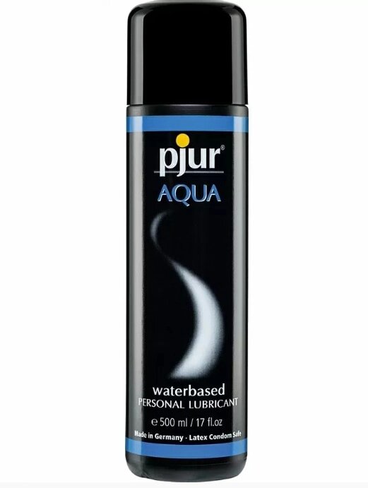 Смазка pjur Aqua на водной основе, 500 мл от компании Оптовая компания "Sex Opt" - фото 1