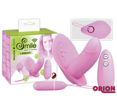 Smile Клиторальный вибратор Muschel розовый            от компании Оптовая компания "Sex Opt" - фото 1