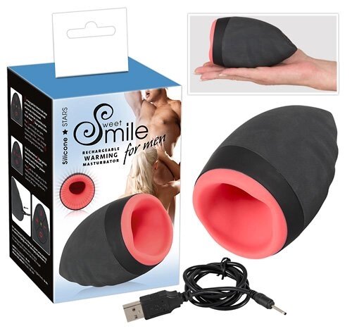 Smile Мастурбатор с вибрацией         от компании Оптовая компания "Sex Opt" - фото 1