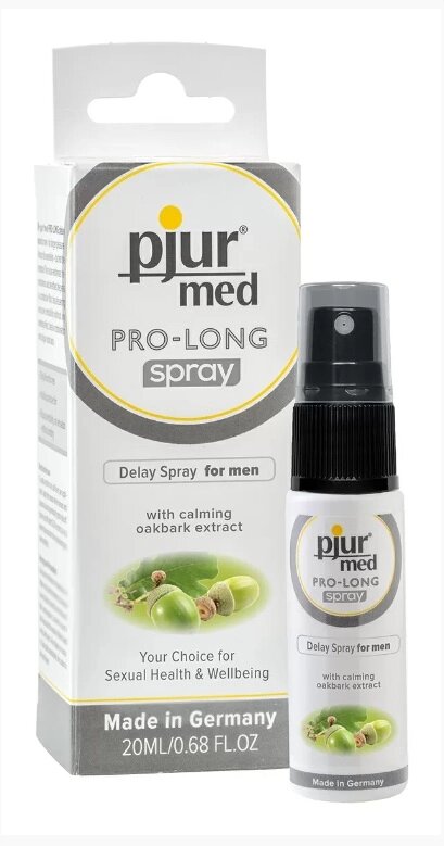 Спрей на водной основе Pjur Med Pro-Long Spray 20 мл. от компании Оптовая компания "Sex Opt" - фото 1