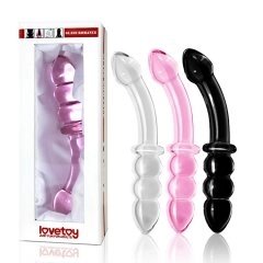 Стеклянный стимулятор, розовый от компании Оптовая компания "Sex Opt" - фото 1