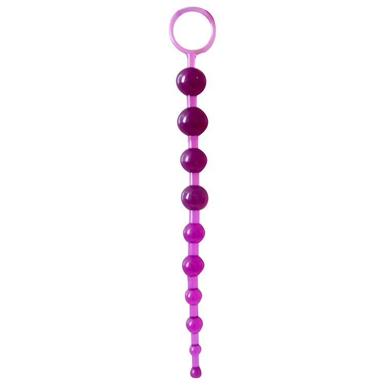 Стимулятор анальный (цепочка) ANAL STIMULATOR фиолетовый от компании Оптовая компания "Sex Opt" - фото 1