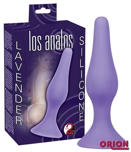 Стимулятор анальный Los Analos пурпурный от компании Оптовая компания "Sex Opt" - фото 1
