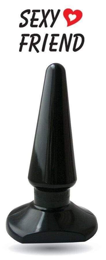 СТИМУЛЯТОР АНАЛЬНЫЙ (ВТУЛКА) "ANAL STIMULATOR" цвет чёрный L 77мм D30мм арт. SF-70133-1 от компании Оптовая компания "Sex Opt" - фото 1
