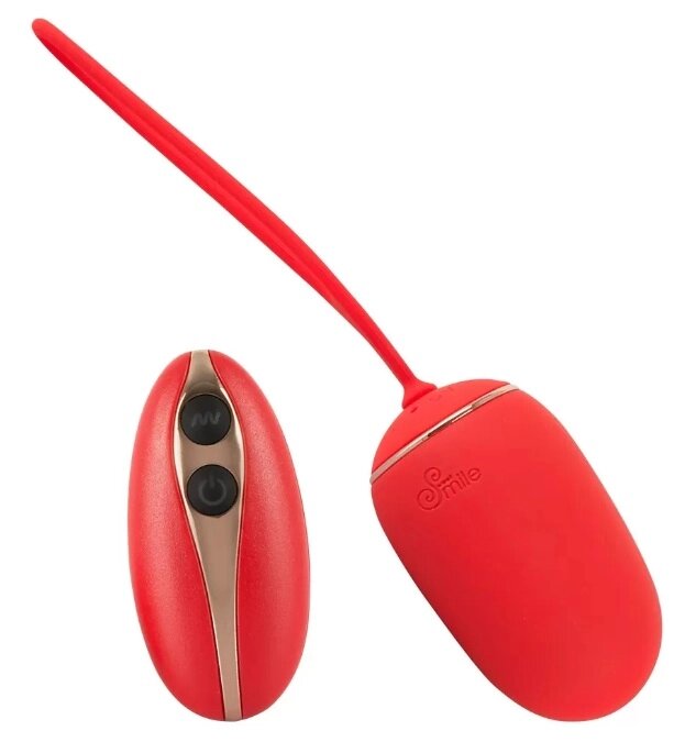 Sweet Smile Виброшарик Remote Controlled, красный от компании Оптовая компания "Sex Opt" - фото 1