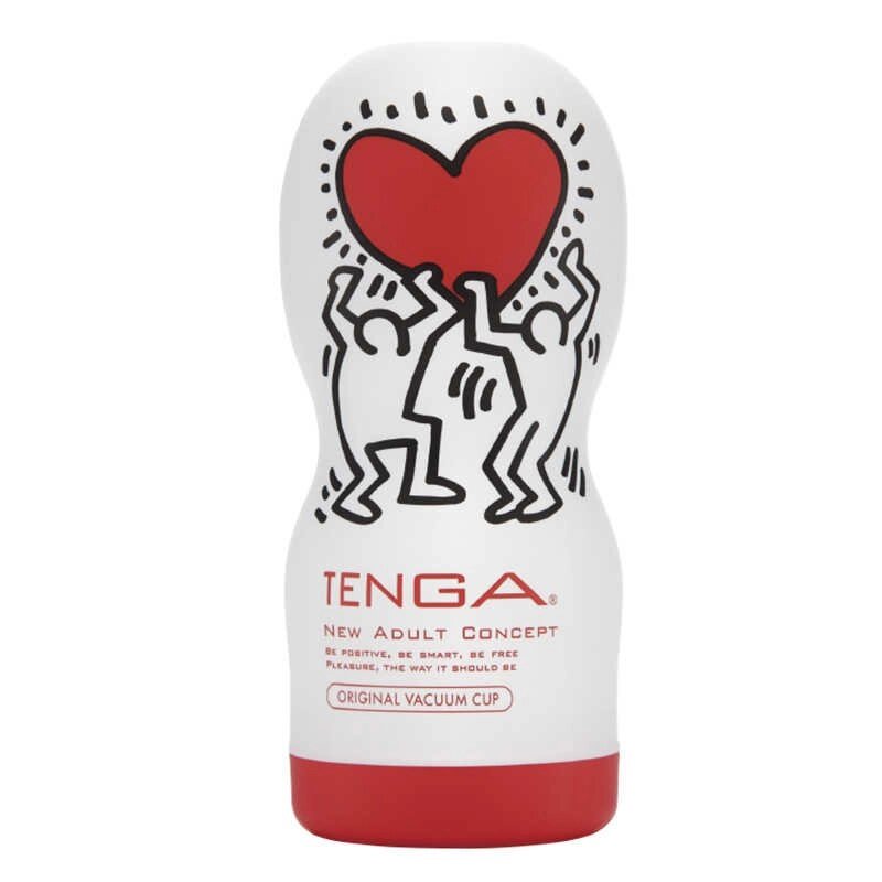 TENGA&Keith Haring Мастурбатор Original Vacuum Cup от компании Оптовая компания "Sex Opt" - фото 1