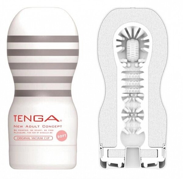 TENGA Мастурбатор Original Vaccum Cup Gentle от компании Оптовая компания "Sex Opt" - фото 1