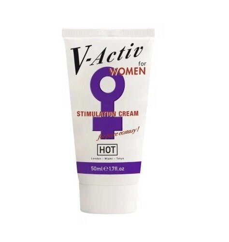 V-Active стимулирующий крем для женщин 50 мл. (HOT) от компании Оптовая компания "Sex Opt" - фото 1