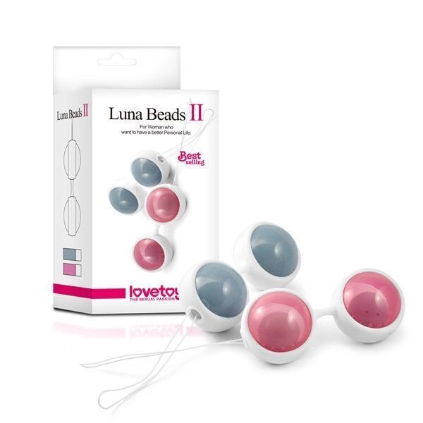 Вагинальные шарики для тренировки интимных мышц Luna beads 2 от компании Оптовая компания "Sex Opt" - фото 1
