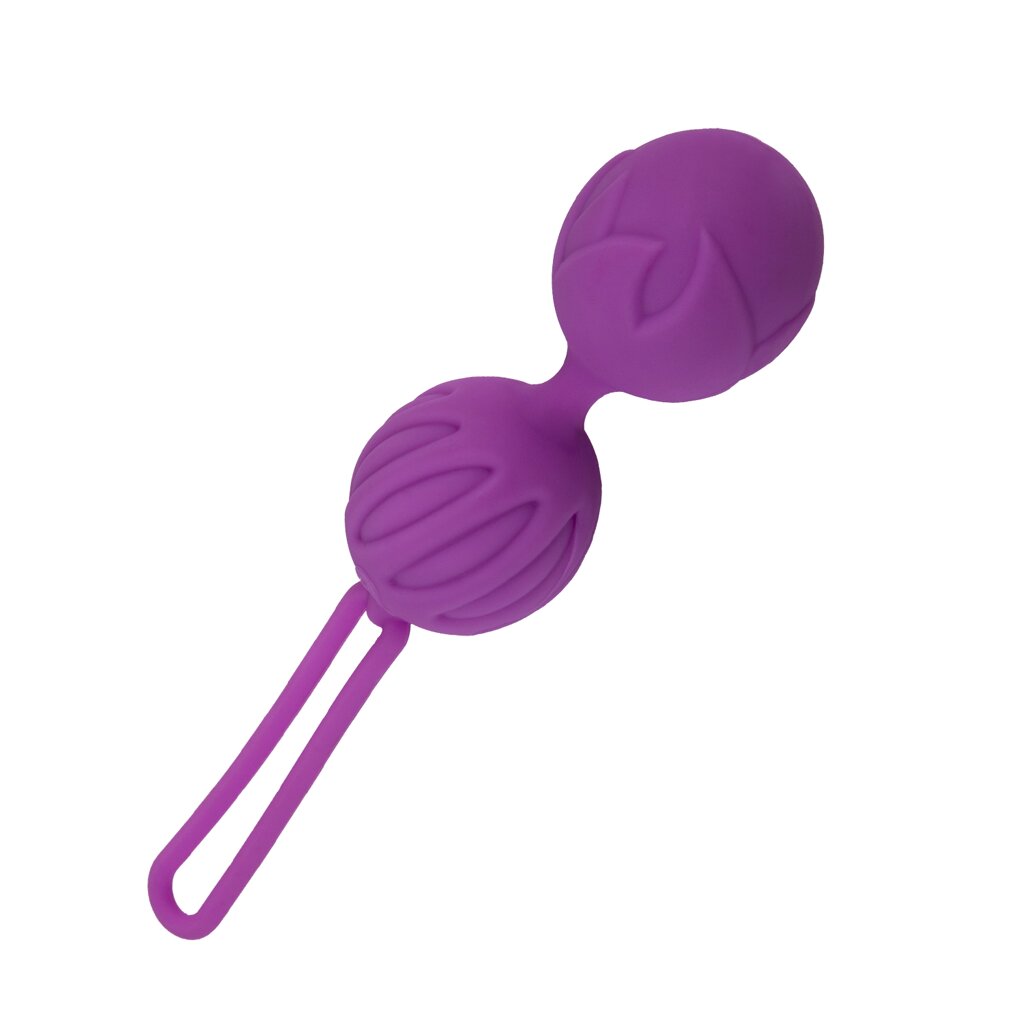 Вагинальные шарики Geisha Lastic Ball фиолетовые от Adrien Lastic (размер S) от компании Оптовая компания "Sex Opt" - фото 1