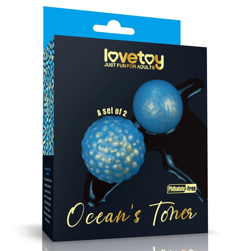 Вагинальные шарики Ocean's Toner Egg от компании Оптовая компания "Sex Opt" - фото 1