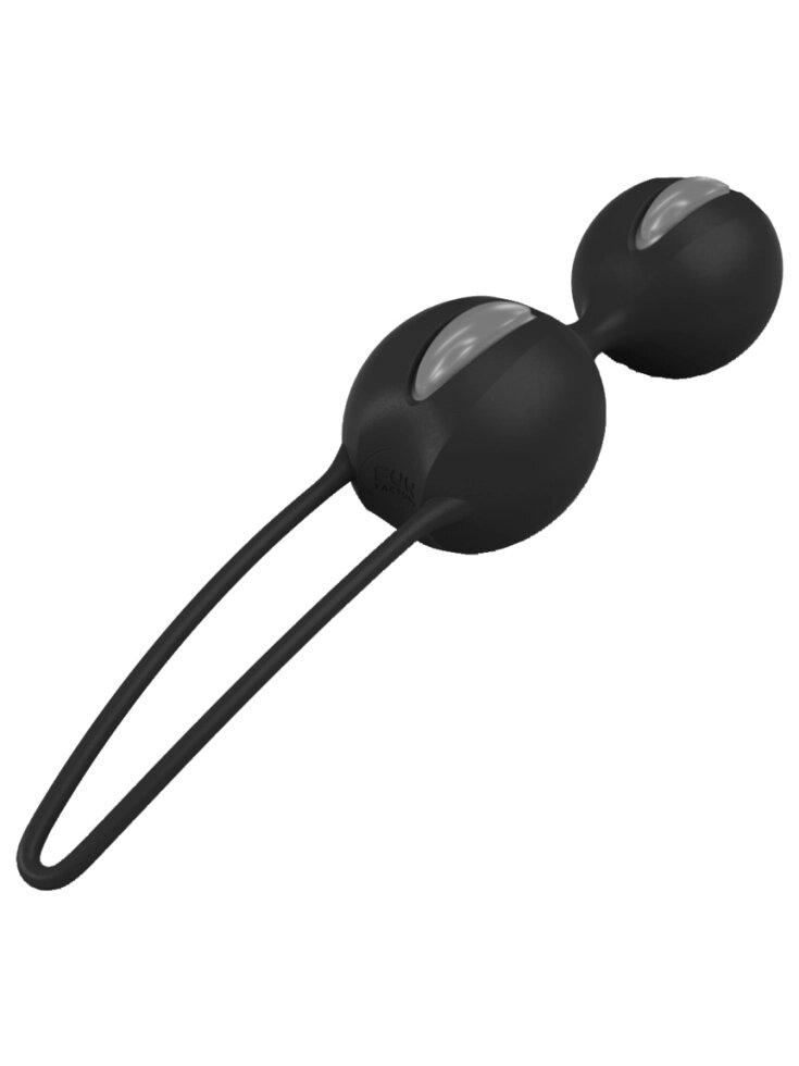 Вагинальные шарики SMARTBALLS DUO черные с серым от Fun factory от компании Оптовая компания "Sex Opt" - фото 1