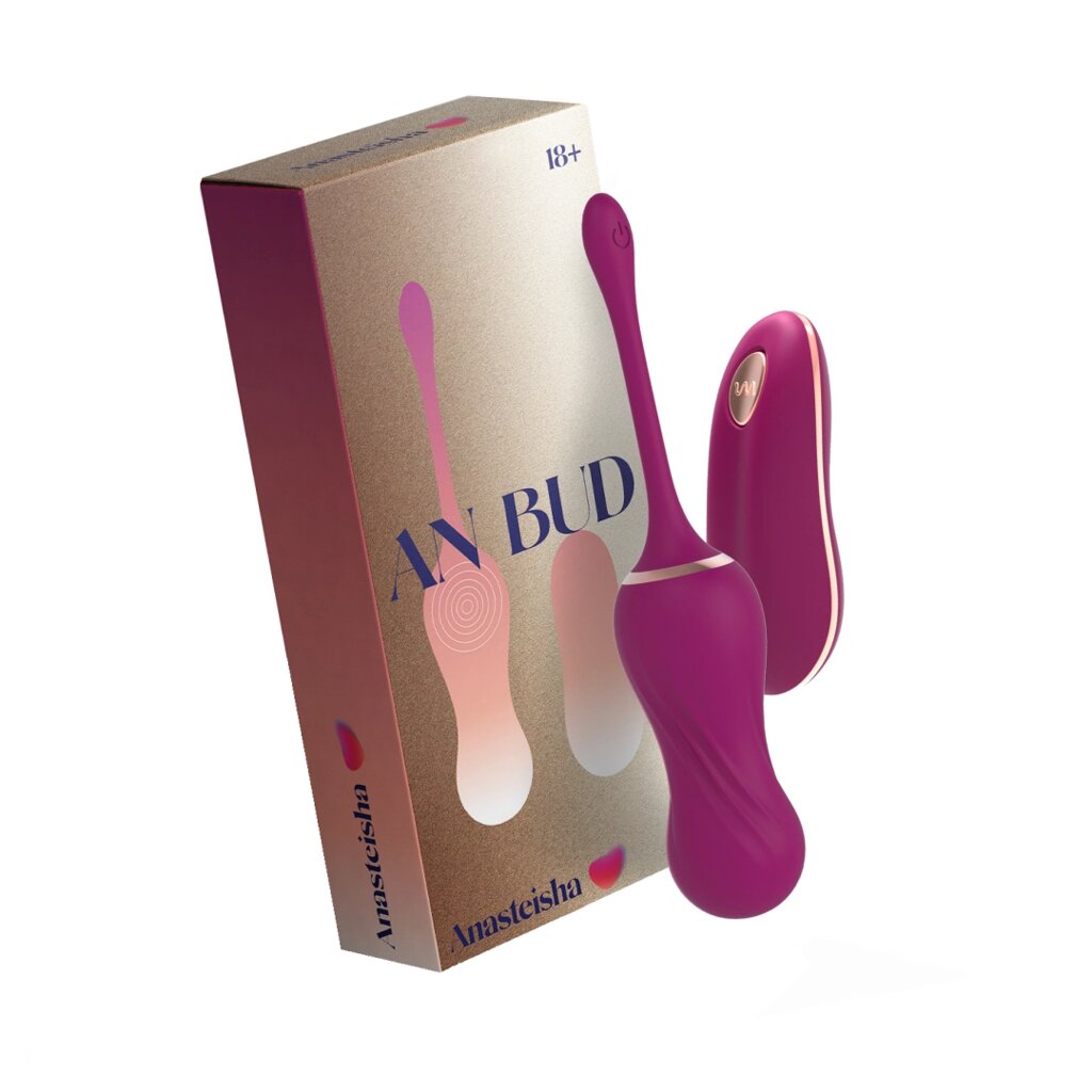 Вагинальные виброшарики AN  Bud с пультом управления от Anasteisha от компании Оптовая компания "Sex Opt" - фото 1