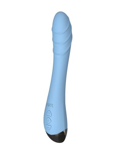 Вибратор Altas, цвет небесно-голубой (SOLAR) от компании Оптовая компания "Sex Opt" - фото 1