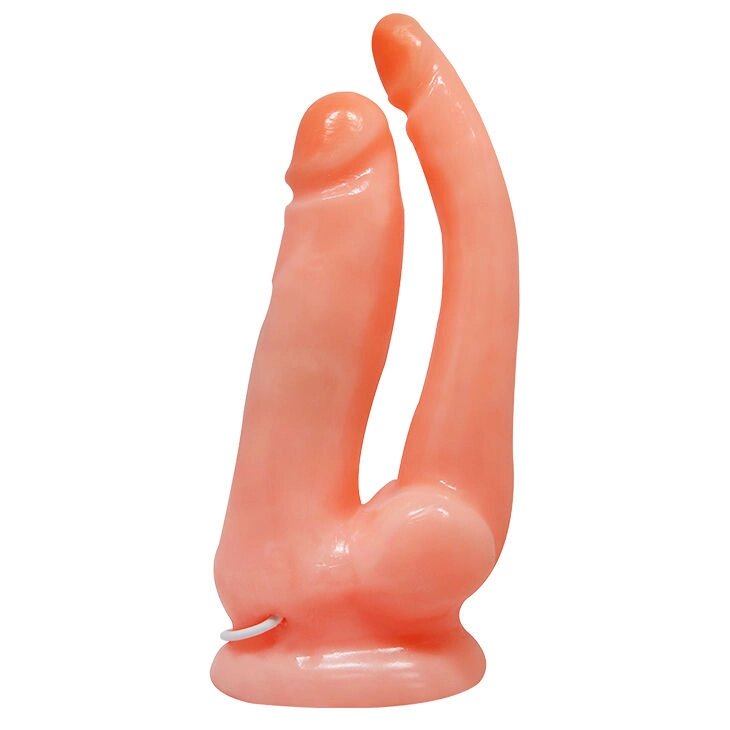 Вибратор анально-вагинальный на присоске от компании Оптовая компания "Sex Opt" - фото 1