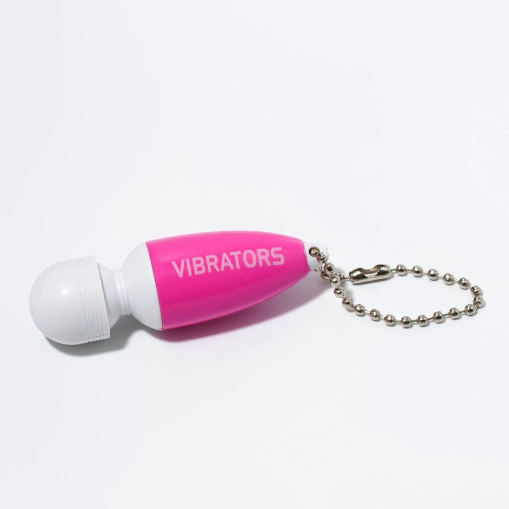 Вибратор - брелок розовый (5х2,5 см.) от компании Оптовая компания "Sex Opt" - фото 1