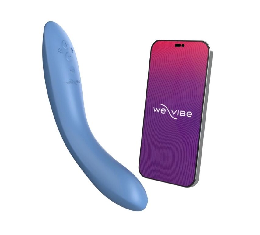 Вибратор для пар We-Vibe Rave 2 голубой от компании Оптовая компания "Sex Opt" - фото 1