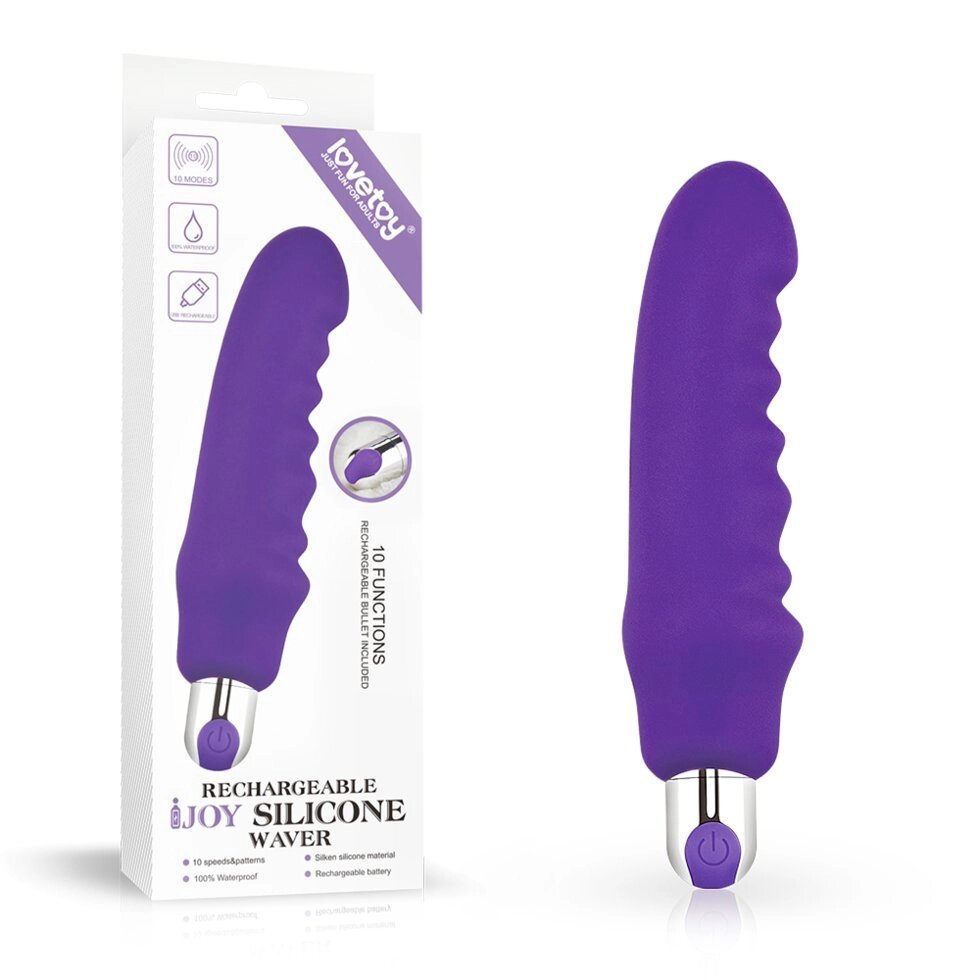 Вибратор IJOY Silicone Waver от компании Оптовая компания "Sex Opt" - фото 1