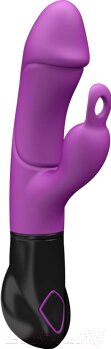Вибратор-кролик Ares  от Adrien Lastic фиолетовый (20,6*3,8 см.) от компании Оптовая компания "Sex Opt" - фото 1