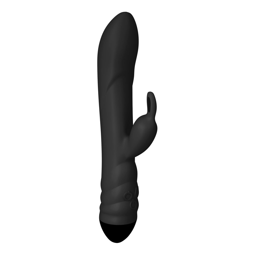 Вибратор-массажер с функцией ротации Twister черный от Adrien Lastic от компании Оптовая компания "Sex Opt" - фото 1