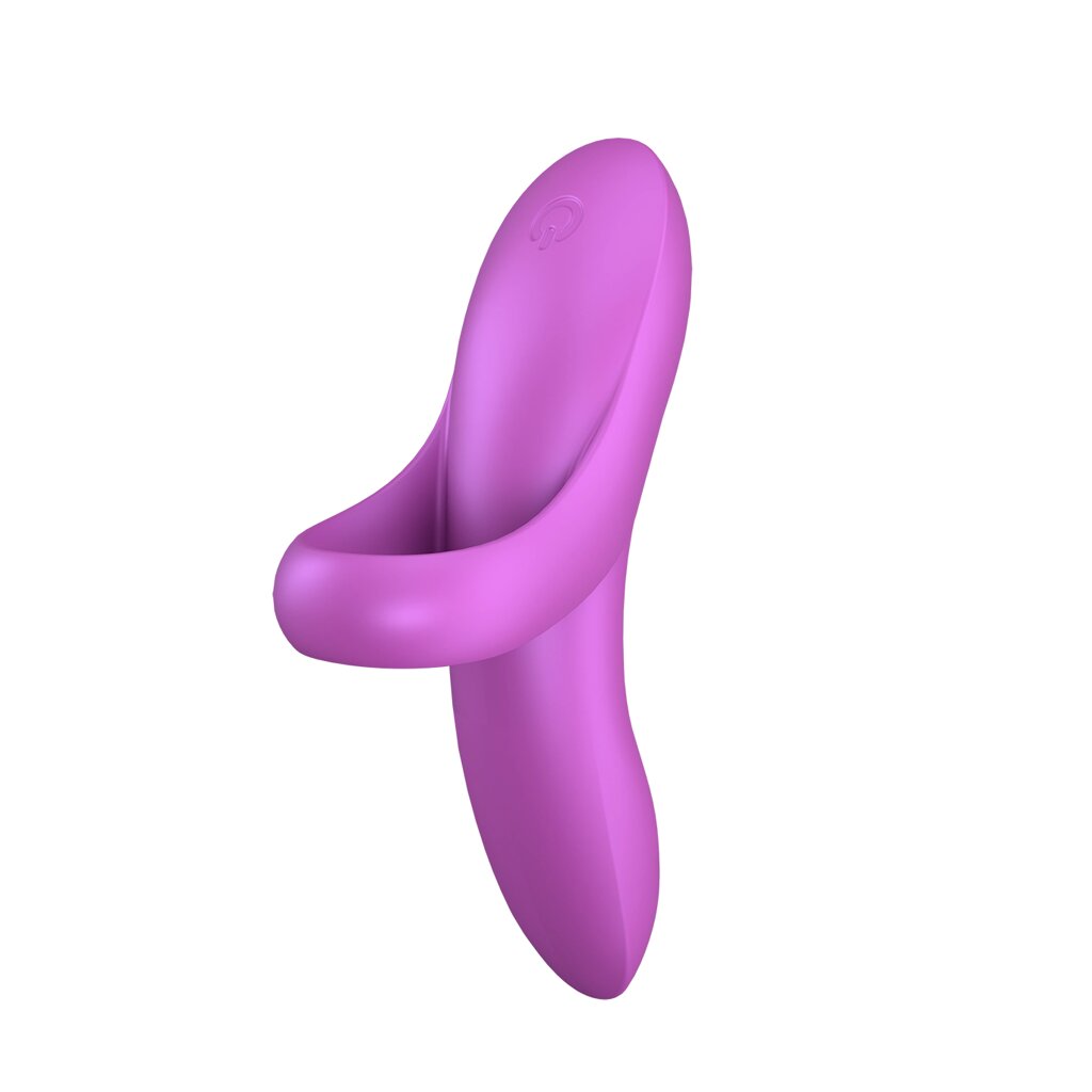 Вибратор на палец Satisfyer Bold Lover темно-розовый от компании Оптовая компания "Sex Opt" - фото 1