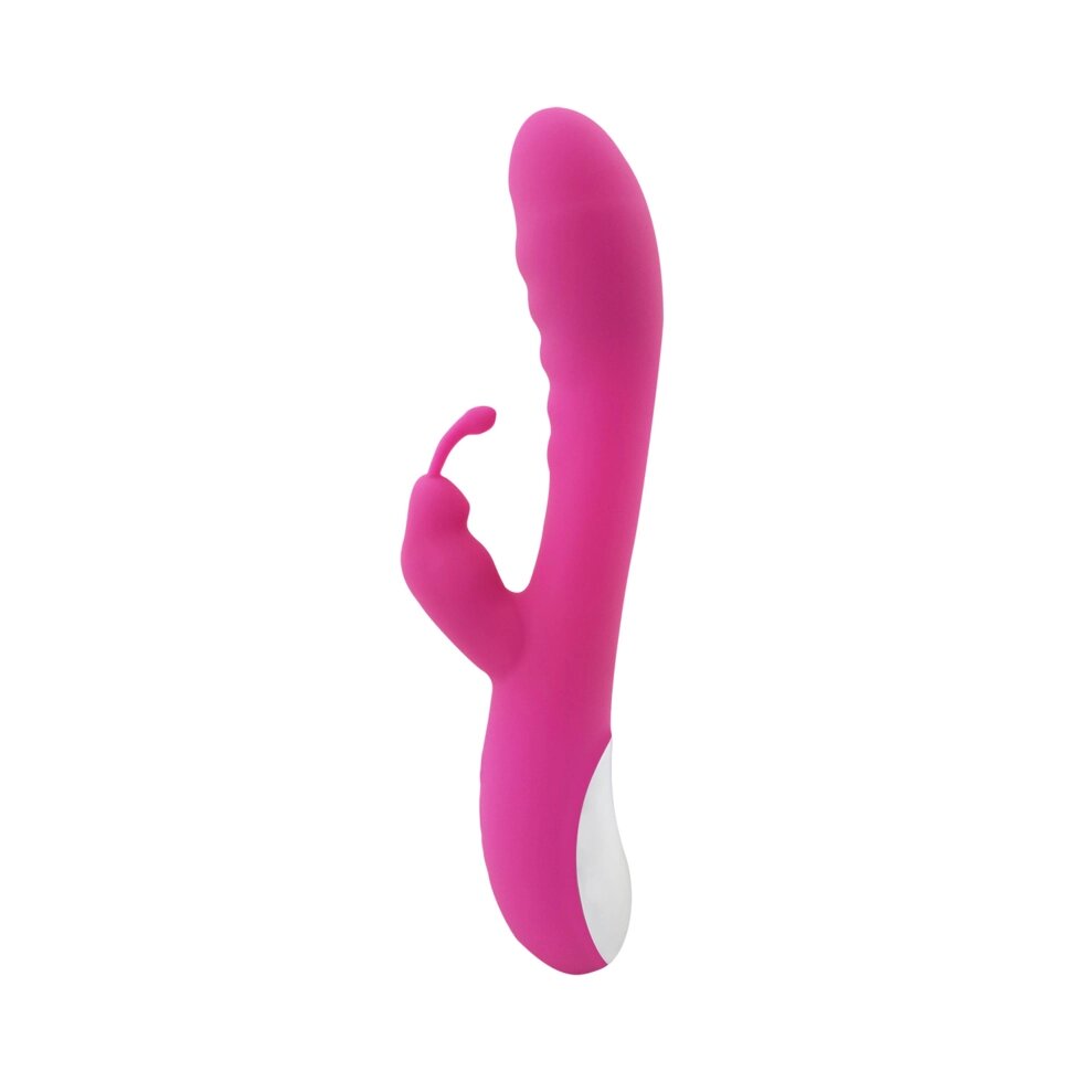 Вибратор с клиторальным стимулятором Lealso Rabbit vibrator (розовый) от компании Оптовая компания "Sex Opt" - фото 1