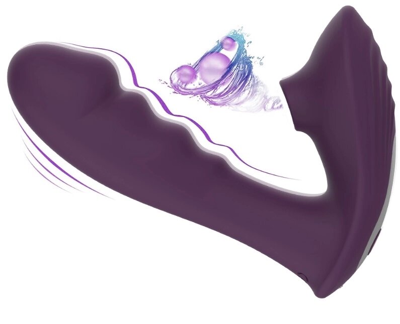 Вибратор с воздушной стимуляцией клитора от компании Оптовая компания "Sex Opt" - фото 1
