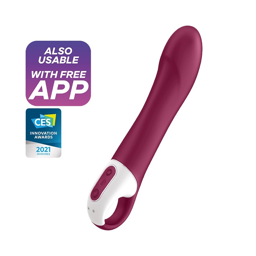 Вибратор Satisfyer Big Heat с подогревом (Connect App) от компании Оптовая компания "Sex Opt" - фото 1