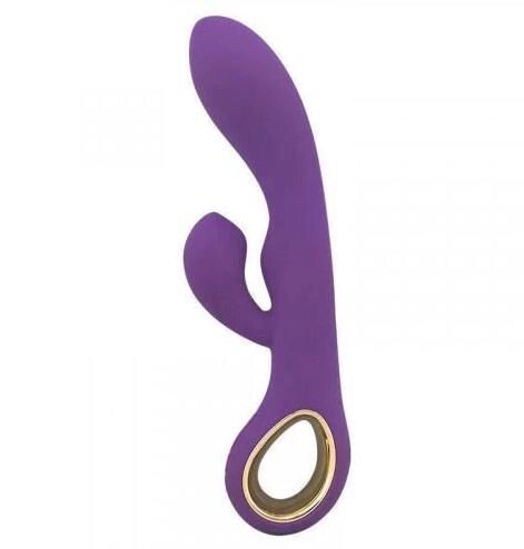 Вибратор со стимуляцией клитора "Miya" от Lealso (фиолетовый) от компании Оптовая компания "Sex Opt" - фото 1