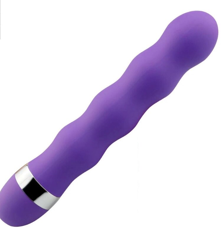 Вибратор Wave power фиолетовый от компании Оптовая компания "Sex Opt" - фото 1