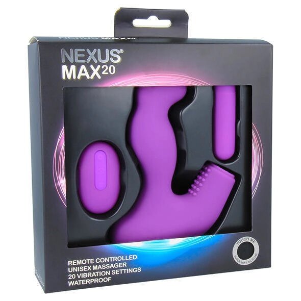 Вибро-массажер простаты NEXUS MAX 20 фиолетовый от компании Оптовая компания "Sex Opt" - фото 1