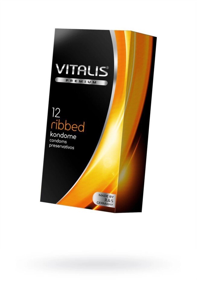 Vitalis №12 Ribbed Презервативы ребристые от компании Оптовая компания "Sex Opt" - фото 1