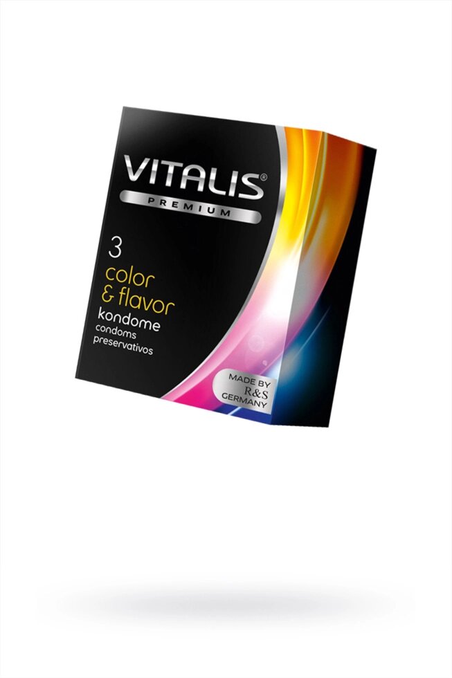 Vitalis №3 Color Презервативы цветные ароматизированные от компании Оптовая компания "Sex Opt" - фото 1