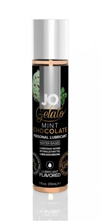Вкусовой лубрикант "Мятный шоколад" / JO Gelato Mint Chocolate 1oz - 30 мл. от компании Оптовая компания "Sex Opt" - фото 1