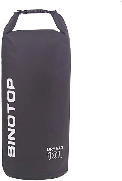 Водонепроницаемый рюкзак Sinotop Dry Bag 10L. (Чёрный) от компании Оптовая компания "Sex Opt" - фото 1