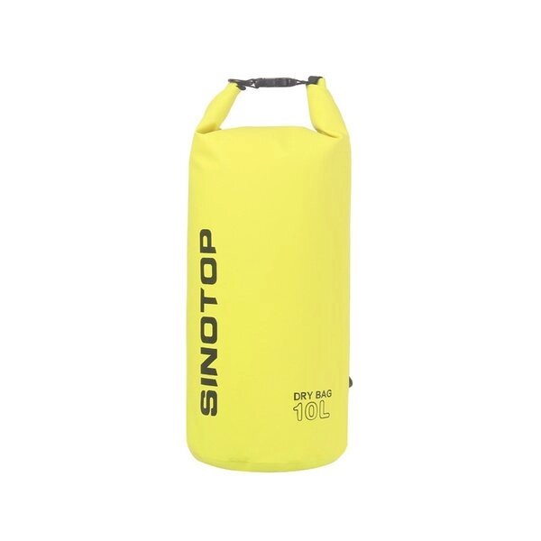 Водонепроницаемый рюкзак Sinotop Dry Bag 10L. (Жёлтый) от компании Оптовая компания "Sex Opt" - фото 1